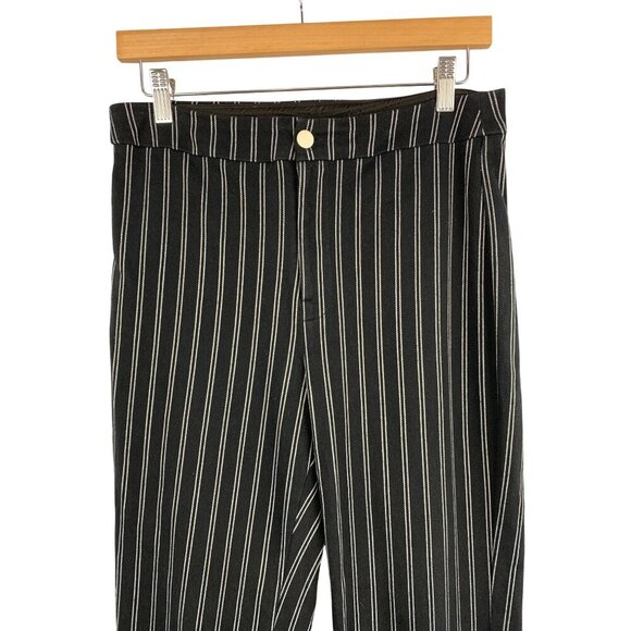 Lysse Womens Striped Black & White Cotton Blend Pants Size M - Picture 3 of 5